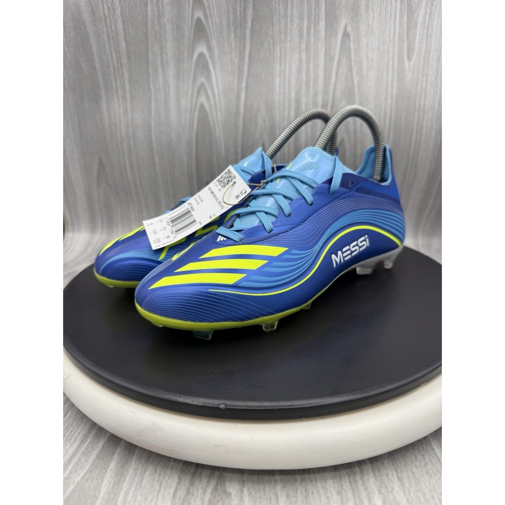 adidas F50 Messi Elite FG Youth Size 4 Blue Vis10n Pack Soccer Cleats JP7450 NEW